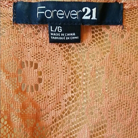 Forever 21 Fringe Open Lace Cover Up - Picture 3 of 4